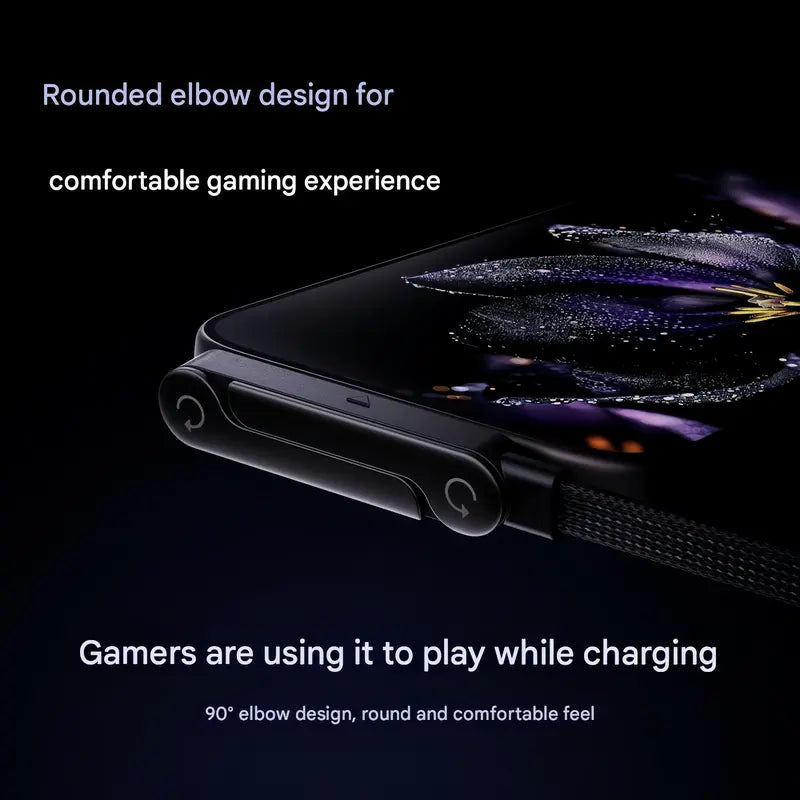 2-in-1 Invisible Holder Charger cable⚡240w super fast charging Fast charging Cord