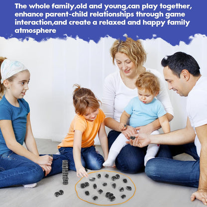 Magnetic Chess Game,Portable Intellectual Battle & Strategy Board Game for Family Game Night,Magnetic Chess Strategy Game with String & Stones for Kids and Adults, Advent Calendar 2025