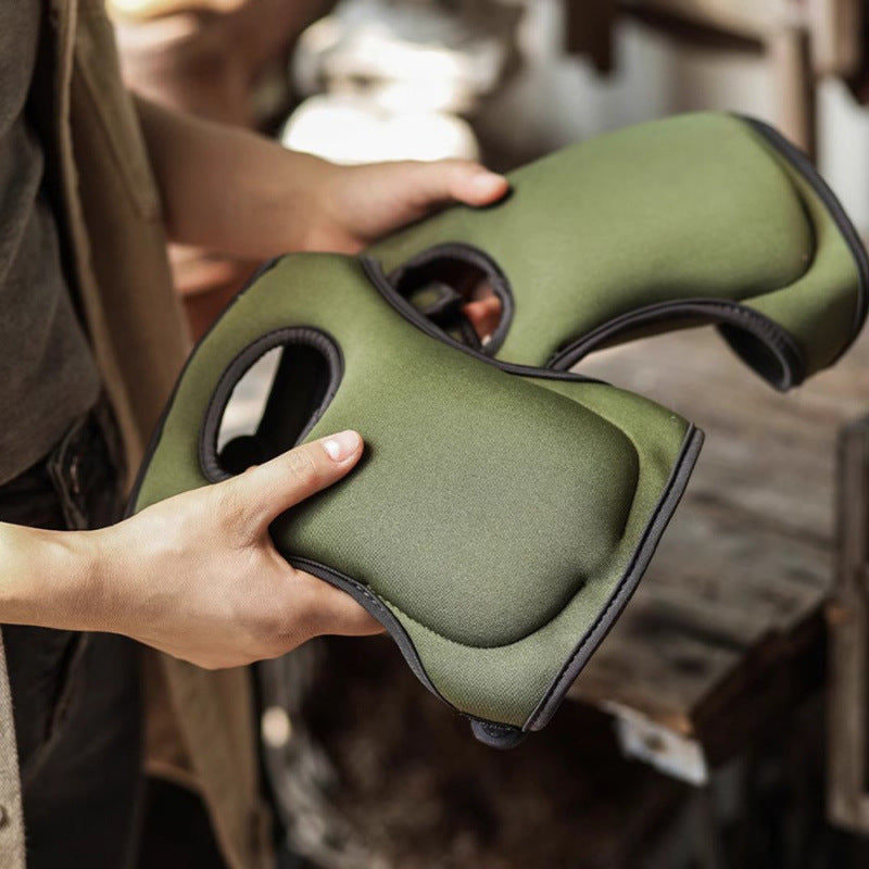 Neoprene Gardening Knee Pads with Elastic Straps - Sponge Knee Cushions for Outdoor Yard Work & Household Chores